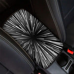 Black And White Hyperspace Print Car Center Console Cover