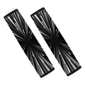 Black And White Hyperspace Print Car Seat Belt Covers
