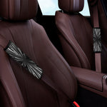 Black And White Hyperspace Print Car Seat Belt Covers