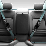 Black And White Hyperspace Print Car Seat Belt Covers