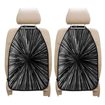Black And White Hyperspace Print Car Seat Organizers