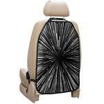 Black And White Hyperspace Print Car Seat Organizers