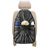 Black And White Hyperspace Print Car Seat Organizers