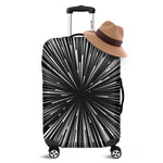 Black And White Hyperspace Print Luggage Cover