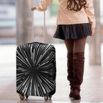 Black And White Hyperspace Print Luggage Cover
