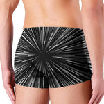 Black And White Hyperspace Print Men's Boxer Briefs