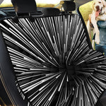 Black And White Hyperspace Print Pet Car Back Seat Cover