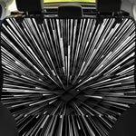 Black And White Hyperspace Print Pet Car Back Seat Cover