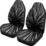 Black And White Hyperspace Print Universal Fit Car Seat Covers