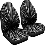 Black And White Hyperspace Print Universal Fit Car Seat Covers