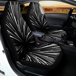 Black And White Hyperspace Print Universal Fit Car Seat Covers