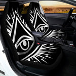 Black And White Illuminati Print Universal Fit Car Seat Covers