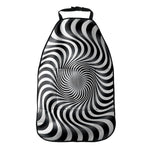 Black And White Illusory Motion Print Car Seat Organizers