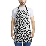 Black And White Jaguar Pattern Print Apron