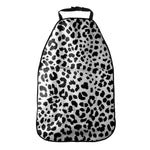 Black And White Jaguar Pattern Print Car Seat Organizers
