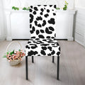 Black And White Jaguar Pattern Print Dining Chair Slipcover