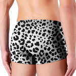 Black And White Jaguar Pattern Print Men's Boxer Briefs