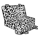 Black And White Jaguar Pattern Print Pet Car Back Seat Cover
