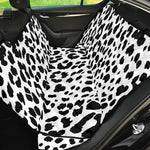 Black And White Jaguar Pattern Print Pet Car Back Seat Cover