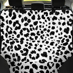 Black And White Jaguar Pattern Print Pet Car Back Seat Cover