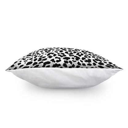 Black And White Jaguar Pattern Print Pillow Cover