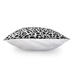 Black And White Jaguar Pattern Print Pillow Cover