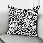 Black And White Jaguar Pattern Print Pillow Cover