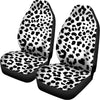 Black And White Jaguar Pattern Print Universal Fit Car Seat Covers