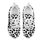Black And White Jaguar Pattern Print White Sneakers