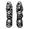 Black And White Japanese Yin Yang Print Muay Thai Shin Guard