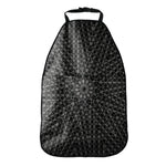 Black And White Kaleidoscope Print Car Seat Organizers