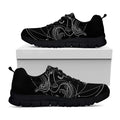 Black And White Libra Sign Print Black Running Shoes