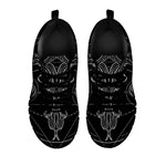 Black And White Libra Sign Print Black Sneakers