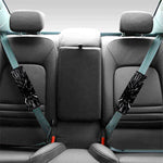 Black And White Lightspeed Print Car Seat Belt Covers