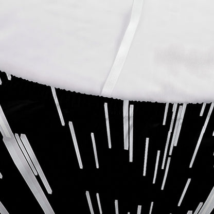 Black And White Lightspeed Print Sofa Cover