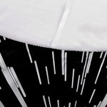 Black And White Lightspeed Print Sofa Cover