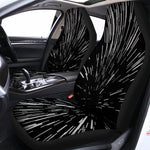 Black And White Lightspeed Print Universal Fit Car Seat Covers