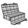 Black And White Madras Pattern Print Pet Car Back Seat Cover