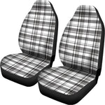 Black And White Madras Pattern Print Universal Fit Car Seat Covers