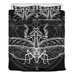 Black And White Mantis Spirit Print Duvet Cover Bedding Set
