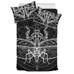 Black And White Mantis Spirit Print Duvet Cover Bedding Set
