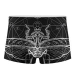 Black And White Mantis Spirit Print Men's Boxer Briefs