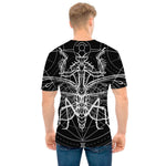 Black And White Mantis Spirit Print Men's T-Shirt