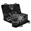 Black And White Mantis Spirit Print Pet Car Back Seat Cover