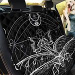 Black And White Mantis Spirit Print Pet Car Back Seat Cover