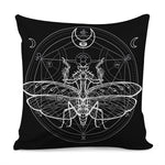 Black And White Mantis Spirit Print Pillow Cover