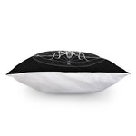 Black And White Mantis Spirit Print Pillow Cover