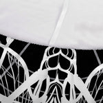 Black And White Mantis Spirit Print Sofa Cover