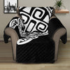 Black And White Maori Sea Turtle Print Recliner Protector