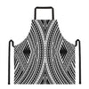 Black And White Maori Tattoo Print Apron